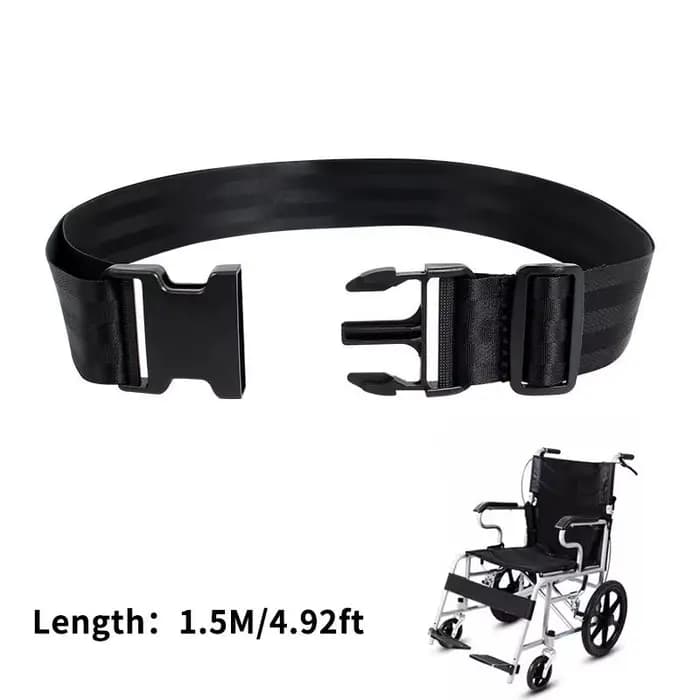 Ceinture de sécurité réglable à dégagement rapide pour fauteuil roulant