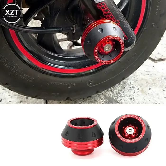 2 pièces moto Scooter Crash Protector roue Protection tampons avant amortisseur tasse curseurs pour Honda BWS