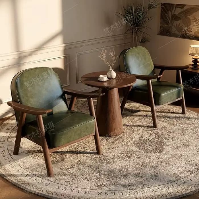 Fauteuils de salon avec accoudoirs, chaises de salle à manger d'hôtel, fauteuils de salon esthétiques, fauteuils de luxe japonais, Poltrona, meubles vintage