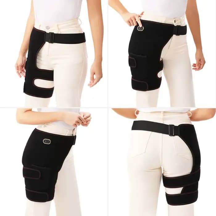 HIP Wrap chauffant électrique – Masseur HIP – Réglage à 3 niveaux – Relaxation musculaire des hanches