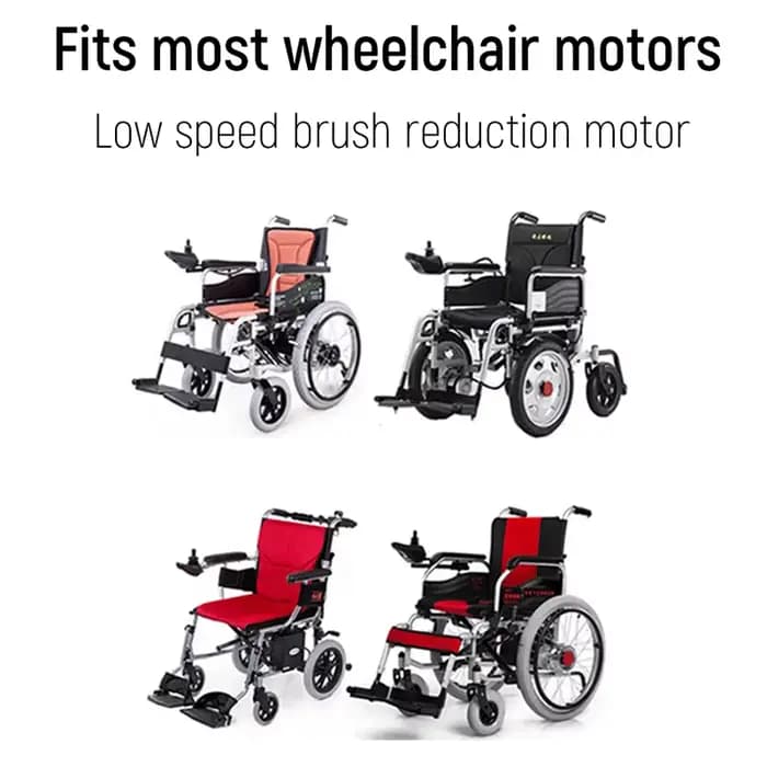 Moteur brossé DC 24v pour fauteuils roulants