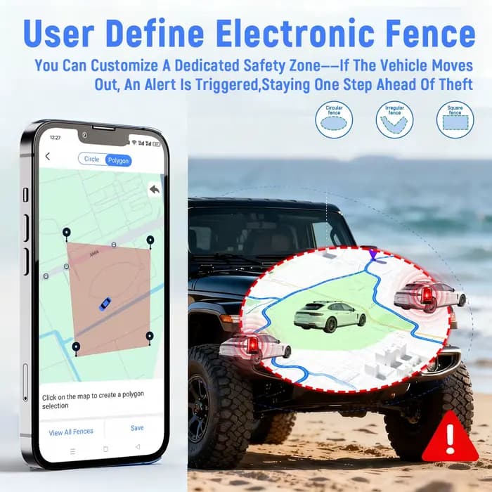 Traceur GPS 4G pour voiture et moto
