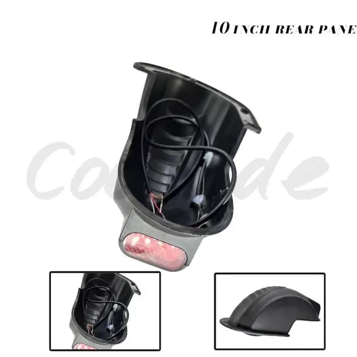 Kit de protection de pneu arrière et garde-boue pour trottinette électrique 10 pouces Kugoo M4