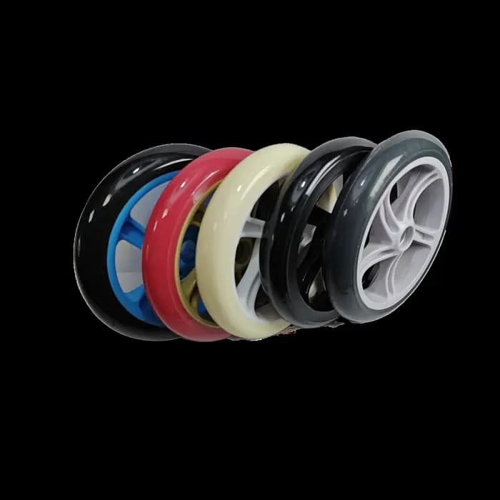 2 roues de remplacement pour scooter de mobilité 175-180 mm (7 pouces)