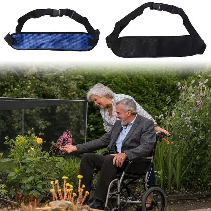 Coussin de ceinture de sécurité réglable pour fauteuil roulant