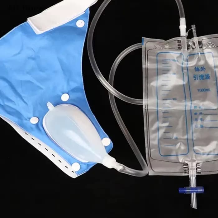 Sacs de collecte d'urine en Silicone réutilisables hypoallergéniques pour hommes et femmes plus âgées