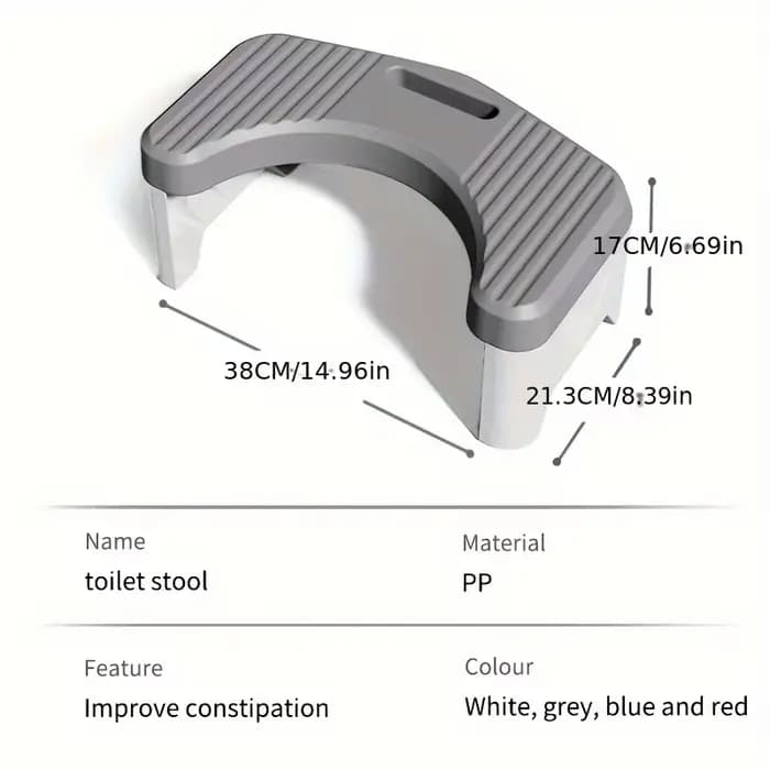 Tabouret de toilette confortable pour adultes