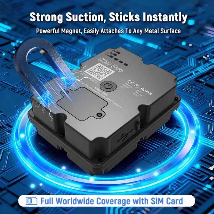 Traceur GPS 4G pour voiture et moto