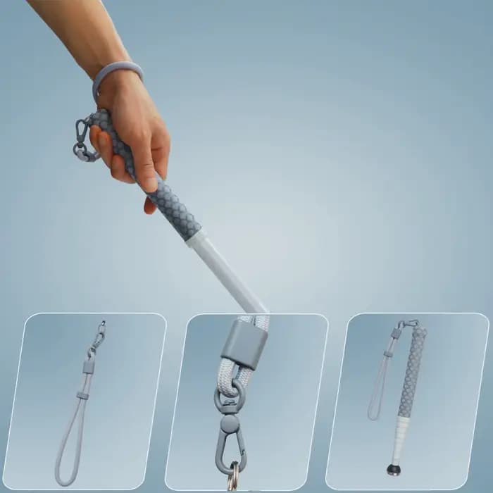 130cm Canne télescopique en alliage de titane pour aveugles ou malvoyants avec pointe rotative