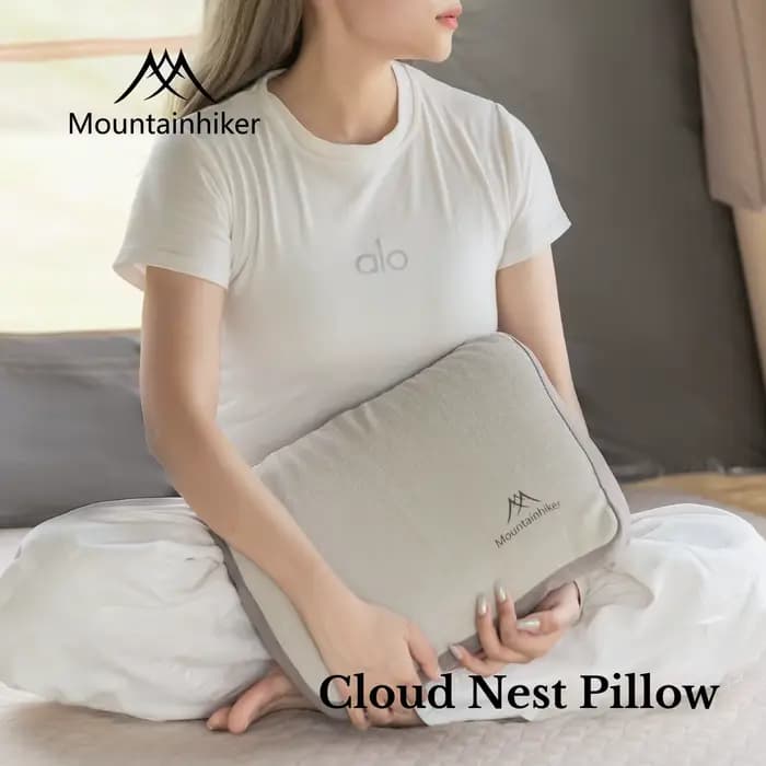 MOUNTAINHIKER Nouvel Oreiller Carré Confortable en Mousse à Mémoire de Forme