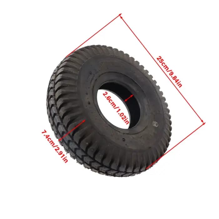 Pneus longue durée 260x85 3.00-4 pour trottinettes électriques