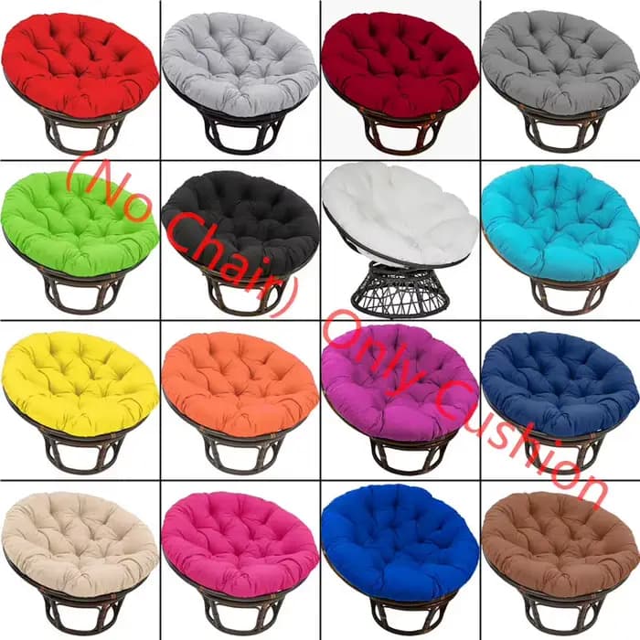 Coussin de siège suspendu pour balançoire (sans chaise), coussin moelleux pour fauteuil œuf, pour jardin, intérieur, extérieur, balcon, chaise à bascule, coussin Silla