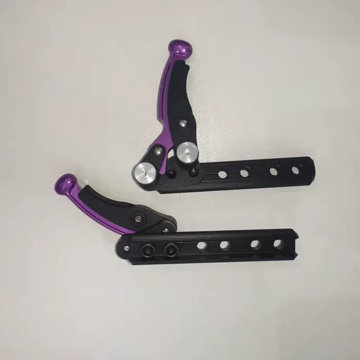 1 paire de pièces de rechange pour fauteuil roulant en alliage d'aluminium