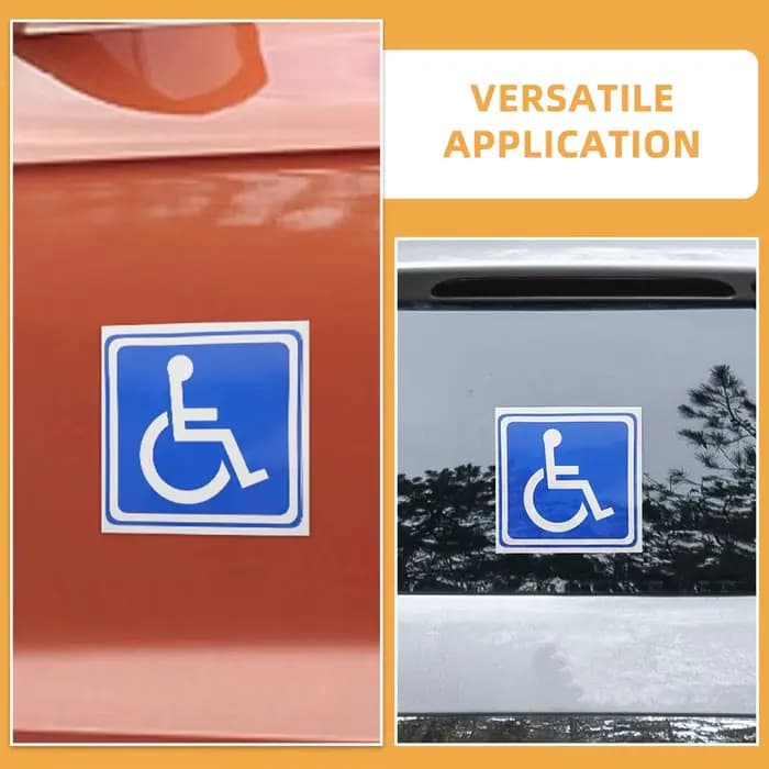 Autocollants symbole pour fauteuil roulant