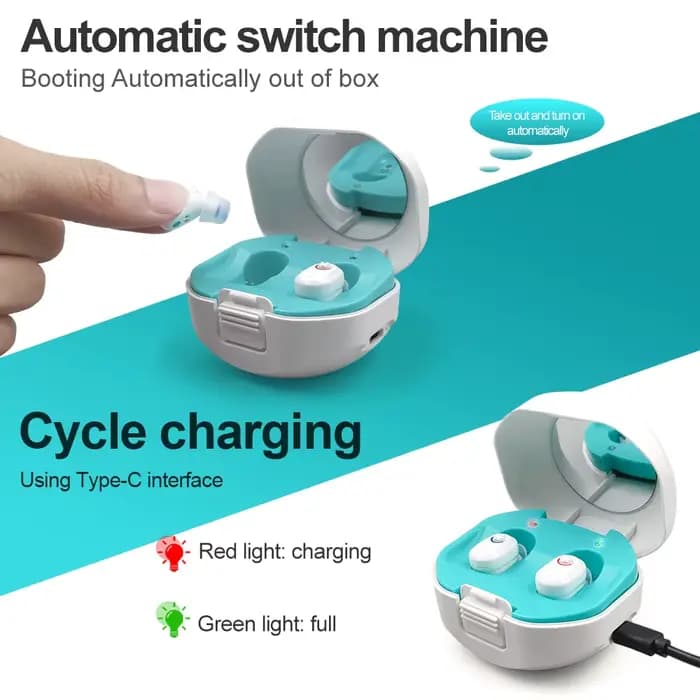 Mini appareil auditif invisible pour les sourds