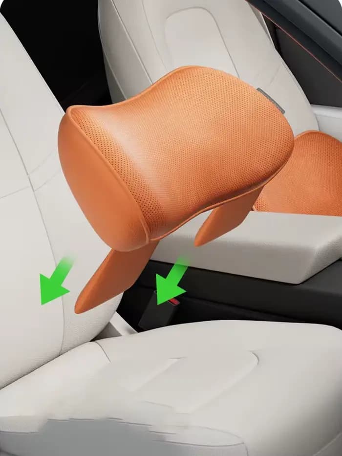 Oreiller de dossier de voiture doux