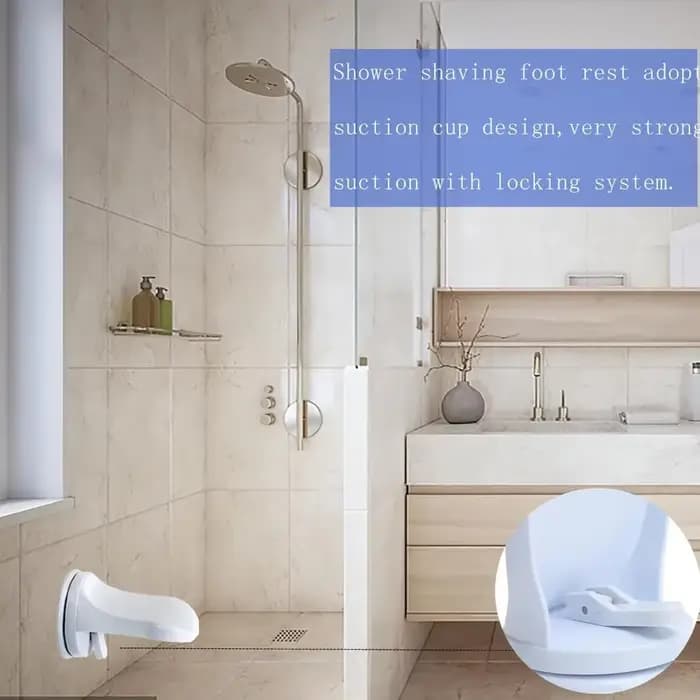 Repose-pieds de douche