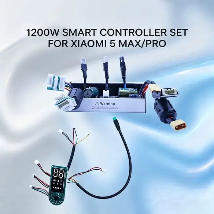 Contrôleur pour trottinette électrique Xiaomi 5, 1200W, 24-63V, ensemble de commande et de clignotants, déverrouillage du limiteur de vitesse jusqu'à 55 km/h