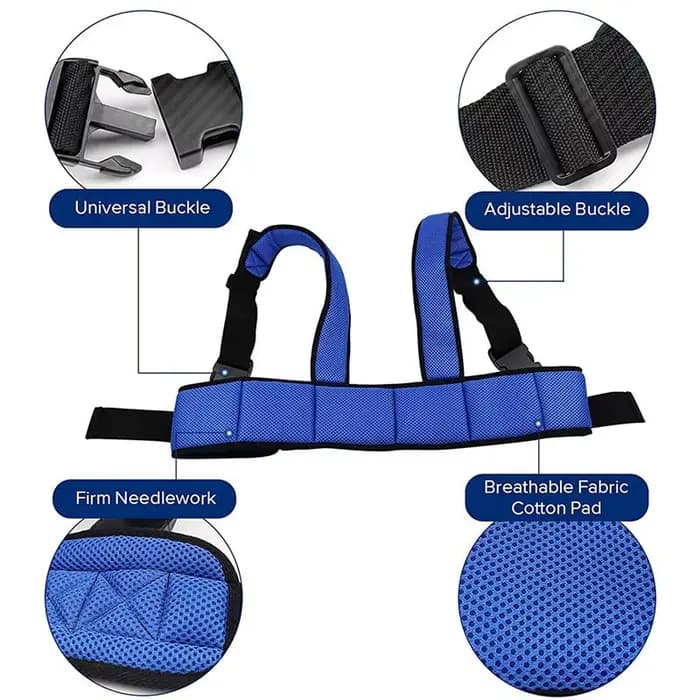 Ceinture de retenue des jambes pour fauteuil roulant