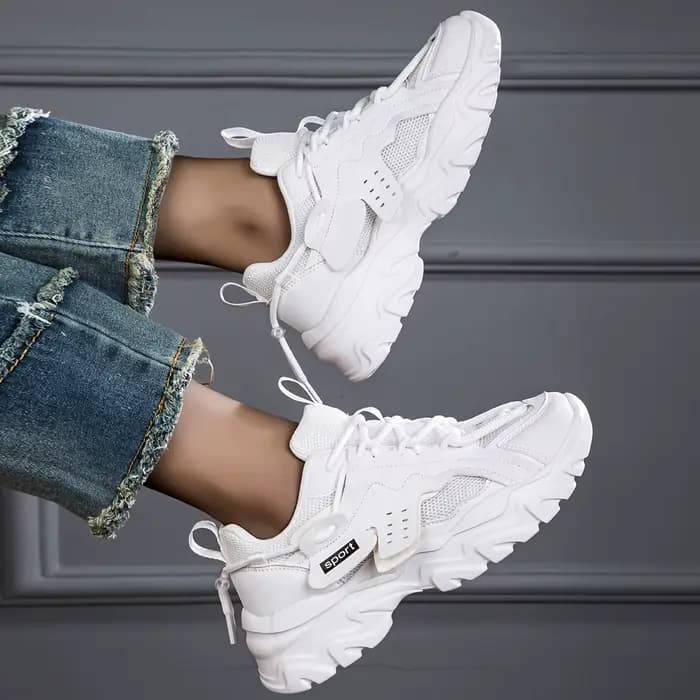 Chaussures en Maille Respirantes et Confortables, Légères, Décontractées, à la Mode, pour Femme