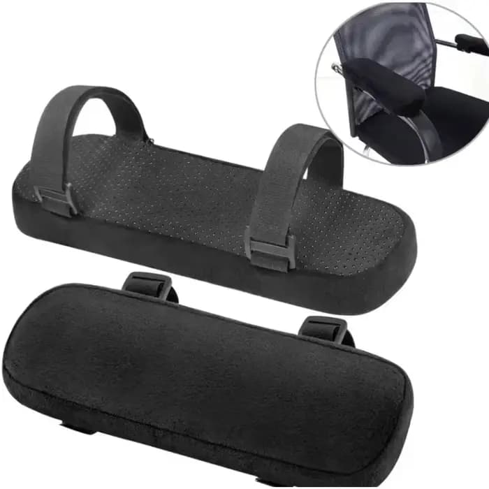 Coussinets d'accoudoir en mousse à mémoire de forme pour chaise de bureau, coussin de soutien du coude pour soulager la pression des bras, housses universelles pour chaises de bureau