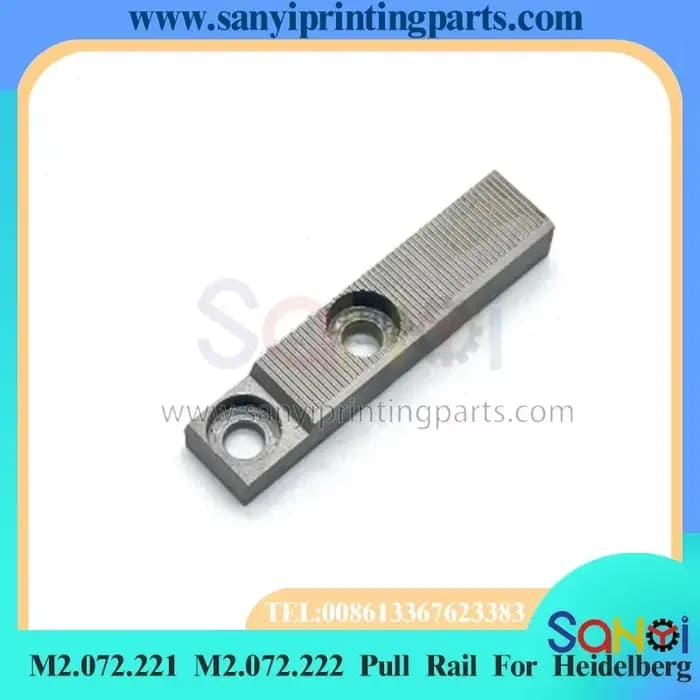 1 paire de rails de traction Heidelberg SM74 PM74 M2.072.221 M2.072.222 pour machine d'impression