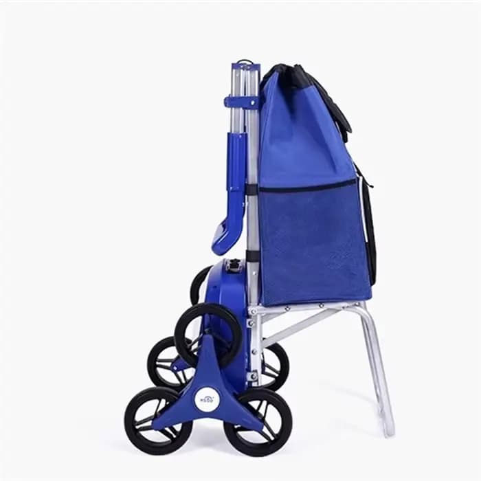 Chariot électrique portable pour monter les escaliers avec grande capacité