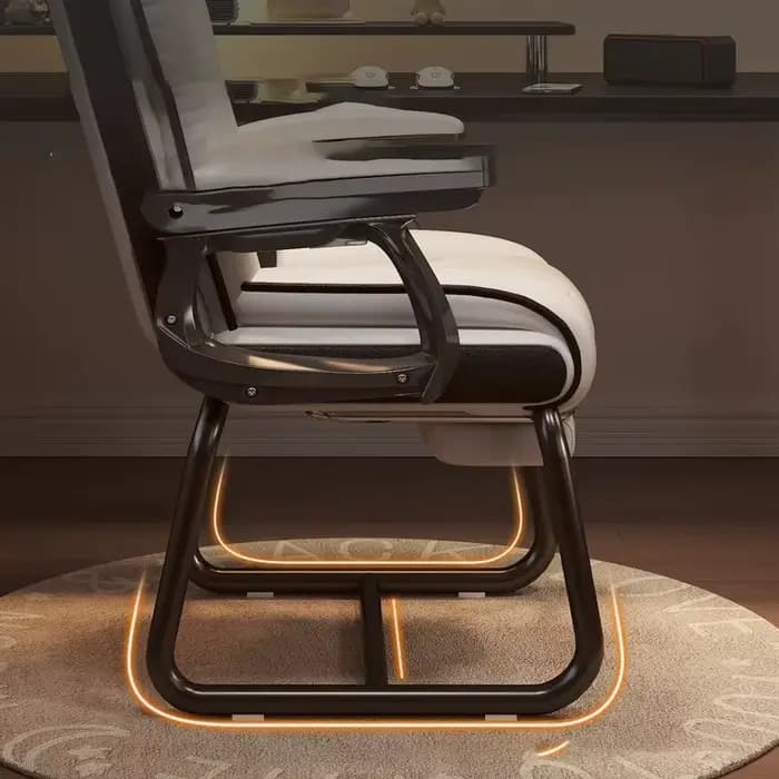 Chaise d'ordinateur chaise de Gamer confortable ergonomique chaise en forme d'arc bureau sédentaire réunion dortoir chaises tabouret de bureau à domicile