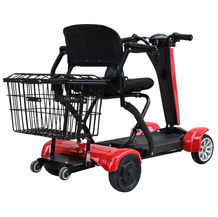 Fauteuil Roulant Électrique Pliable existent, 4 Roues, Double Moteur, 2025