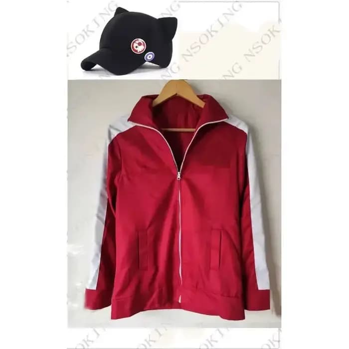 Asuka Langley Soryu Cosplay Costume, veste à capuche Anime, manteau sur mesure