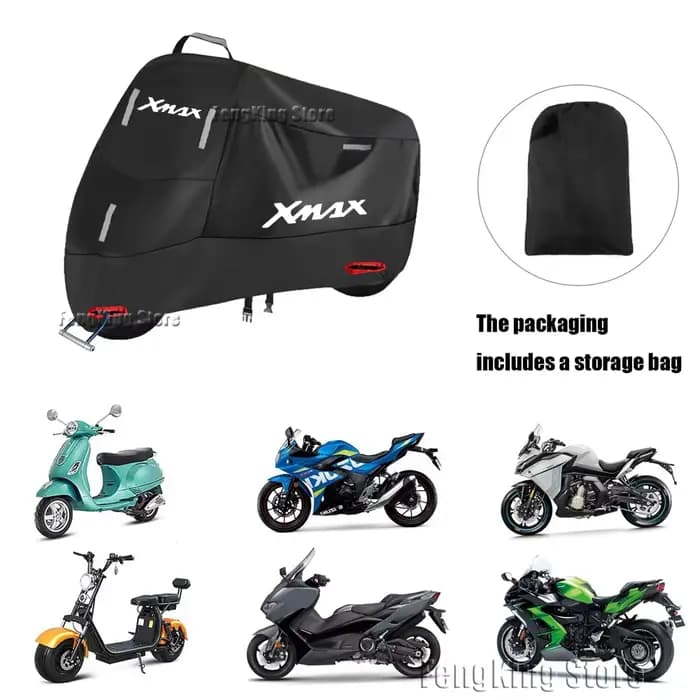Juste de moto étanche scooter extérieur UV protecteur poussière pluie couverture pour YAMAHA XMAX X-MAX 125 250 300 400