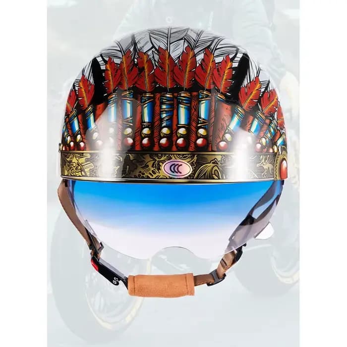 Casquette de Baseball rétro V demi-Scooter, casque de sécurité pour moto Harley, cyclisme électrique Vintage, moto classique à la mode