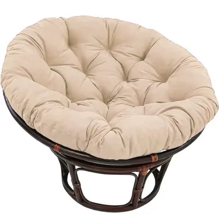 Coussin de siège suspendu pour balançoire (sans chaise), coussin moelleux pour fauteuil œuf, pour jardin, intérieur, extérieur, balcon, chaise à bascule, coussin Silla