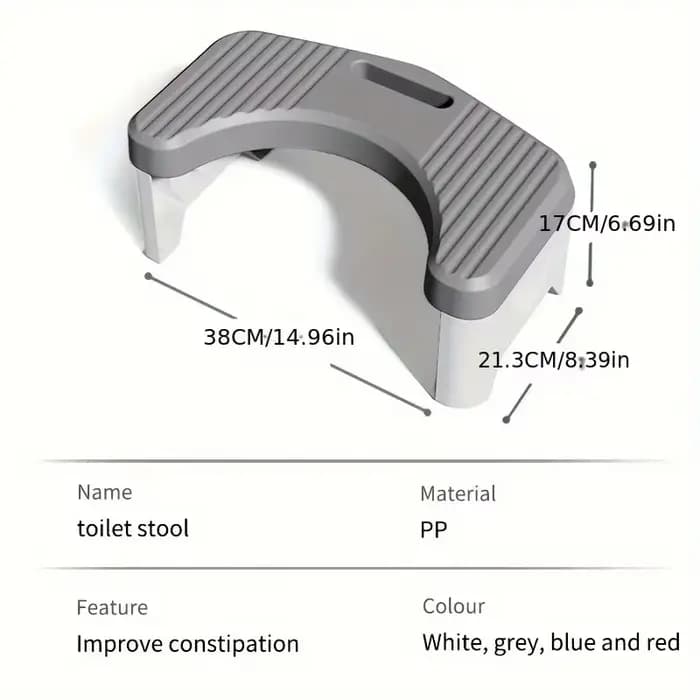 Tabouret de toilette antidérapant