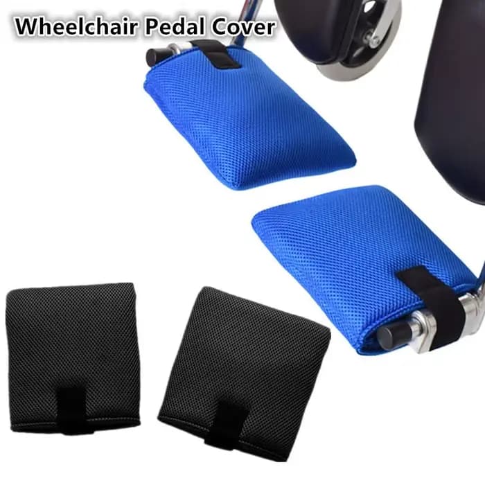 1 paire de coussinets de repose-pieds pour fauteuil roulant