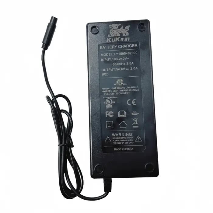 Chargeur au Lithium d'origine 54.6V 2.0a pour Scooter électrique Kukirin M4 Max Kugookirin M4max
