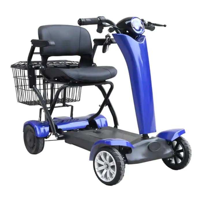 Fauteuil Roulant Électrique Pliable existent, 4 Roues, Double Moteur, 2025