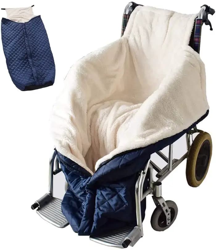 Couverture épaisse pour fauteuil roulant