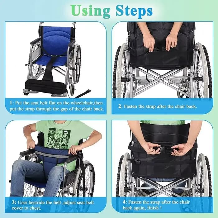 La fixation de la ceinture de sécurité réglable pour fauteuil roulant