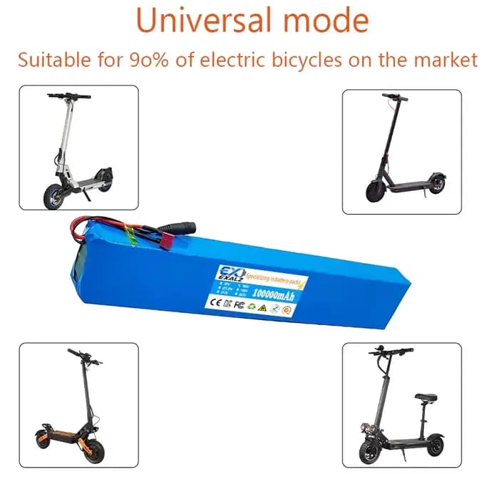 Batterie au lithium pour scooter électrique 10S4P 36V 100Ah
