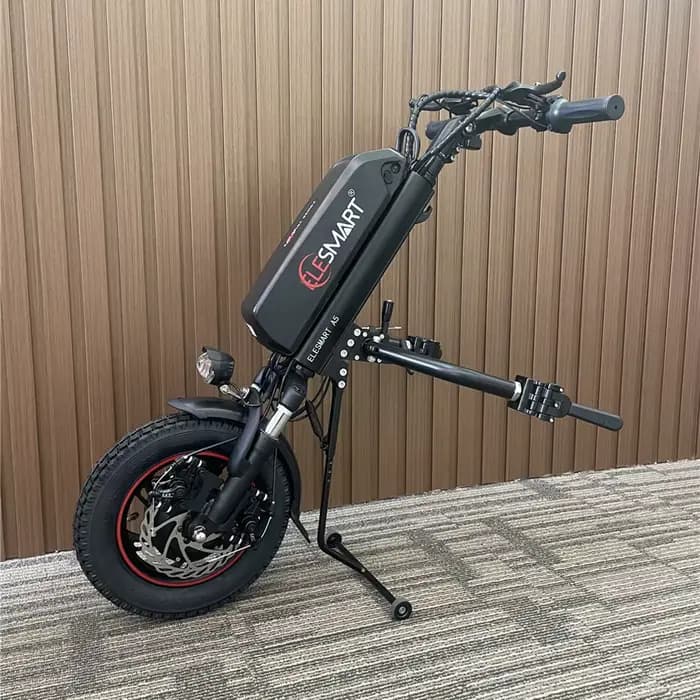 Elesmart A5 fauteuil roulant électrique Handcycle 36V 250W/350W/500W 12 pouces Kits de Conversion tracteur avec batterie au Lithium 36V
