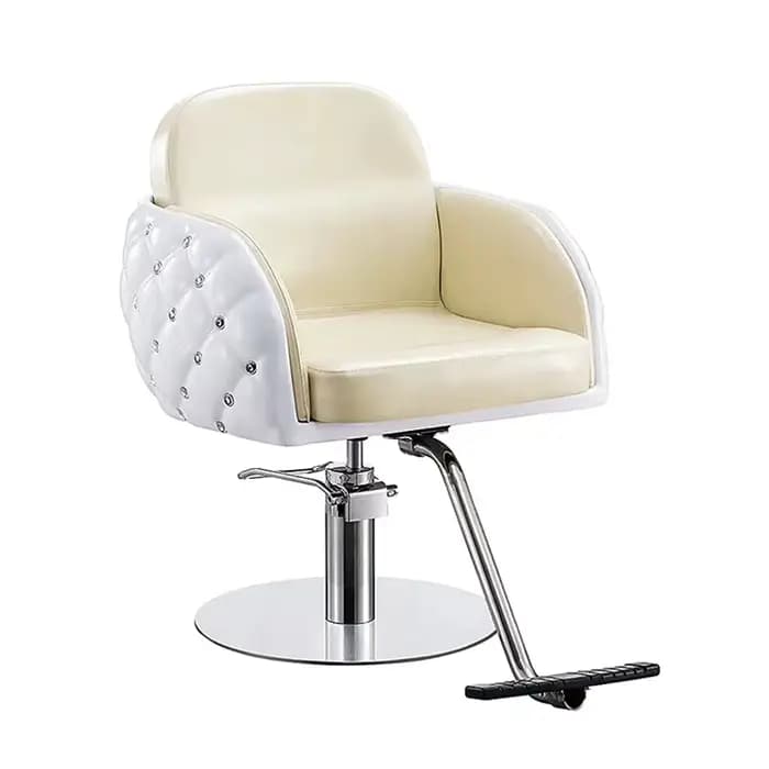 Chaises de barbier à hauteur réglable de taille personnalisée, chaise de Salon de prix pour coiffeur