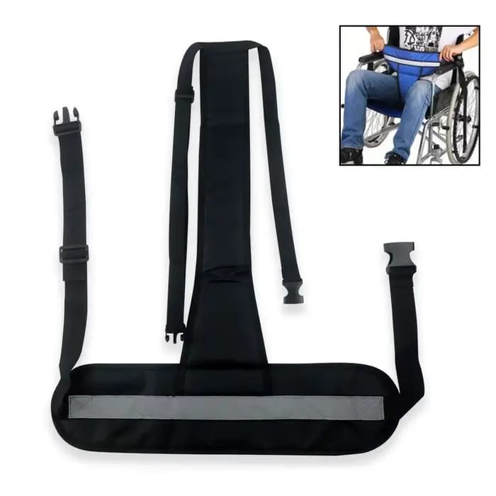 Ceinture de sécurité réglable pour fauteuil roulant