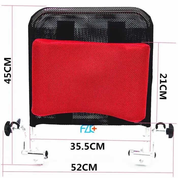 Oreiller de tête pour fauteuil roulant à Angle réglable