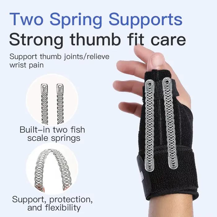Attelle de soutien de poignet et de pouce Flexible