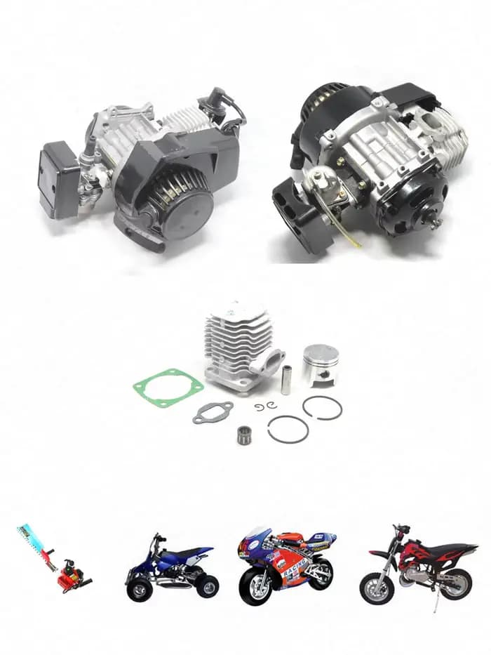 Clé de fusée Woodruff de Performance pour Mini Moto 2 temps 43CC 47CC 49CC refroidi par Air, vélo de poche, ATV