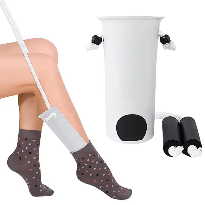 Aide à la mise des chaussettes sans pliage pour personnes âgées et femmes enceintes