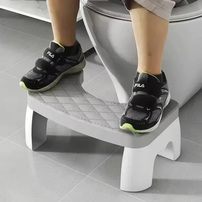 Repose-pieds de toilette ergonomique confortable