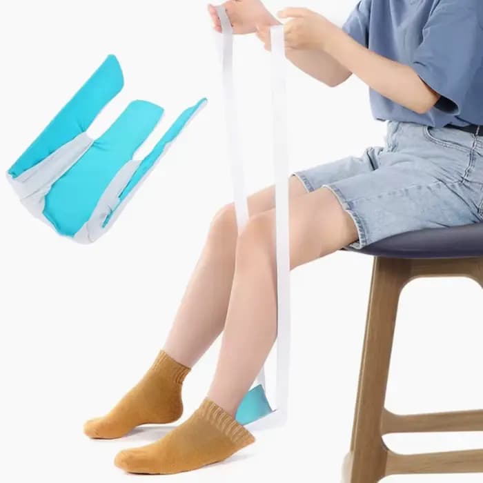Dispositif d'aide au chaussette sans flexion pour personnes âgées handicapées