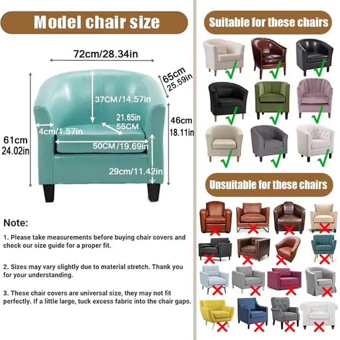1 ensemble de housses extensibles en polaire pour fauteuil club, fauteuil de bain et canapé simple, protection de meubles pour salon